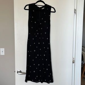 Reformation star midi dress size 4